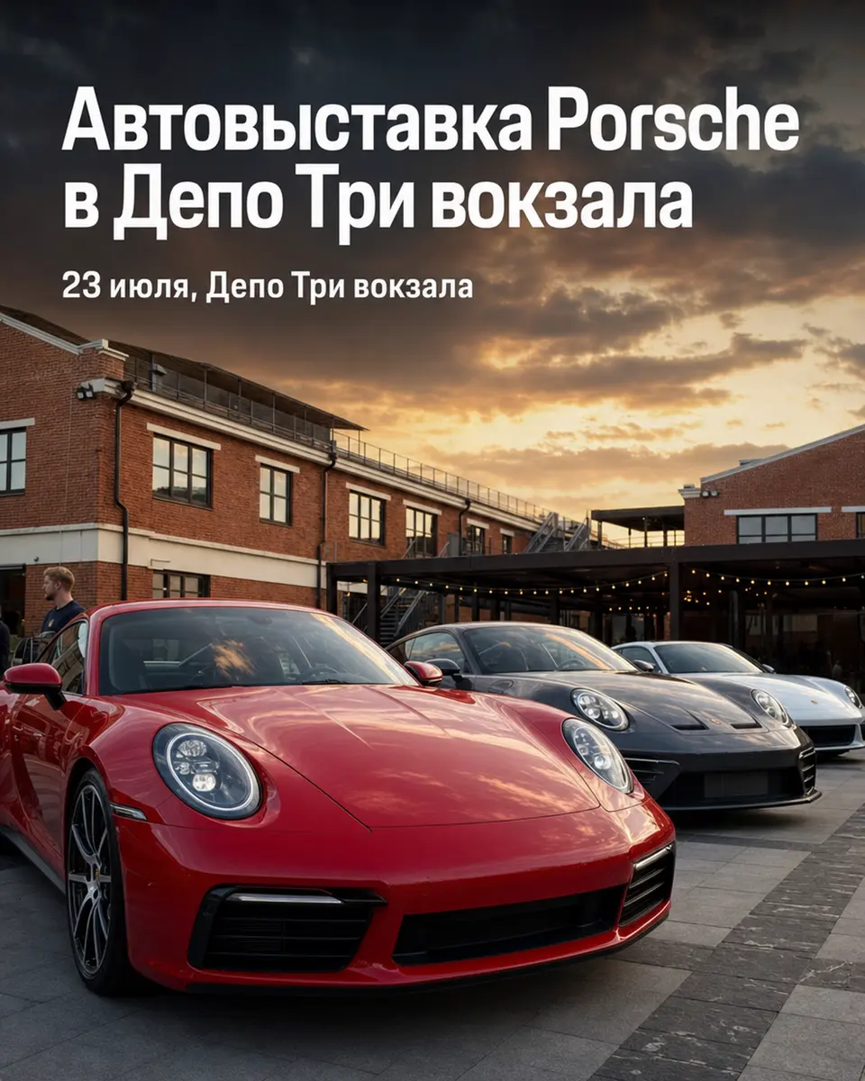 Вечер Porsche у «Три вокзала. Депо», изображение 1