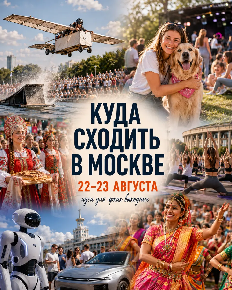 Куда сходить в Москве 22–23 августа: 8 событий на выходные, изображение 1