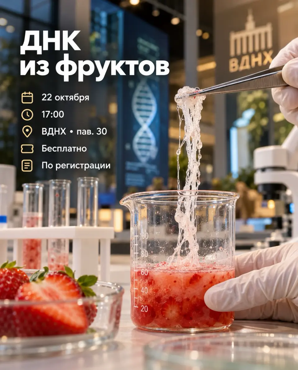 День биотехнолога: экскурсии и мастер-класс по выделению ДНК в Музее БИОТЕХ, изображение 1