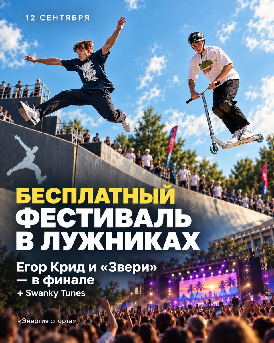Фестиваль «Энергия спорта» в Лужниках, изображение 1