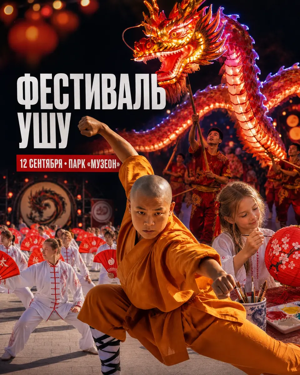 Фестиваль ушу и концерт Клавы Коки в «Музеоне», изображение 1