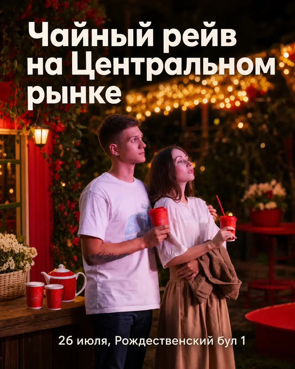 Чайный рейв на Центральном рынке, изображение 1