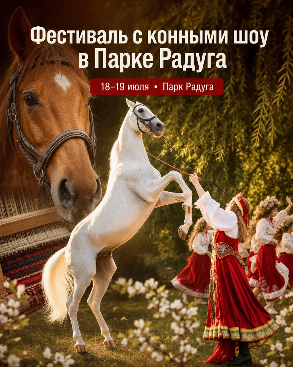Фестиваль с конными шоу и народными играми в Парке Радуга, изображение 1