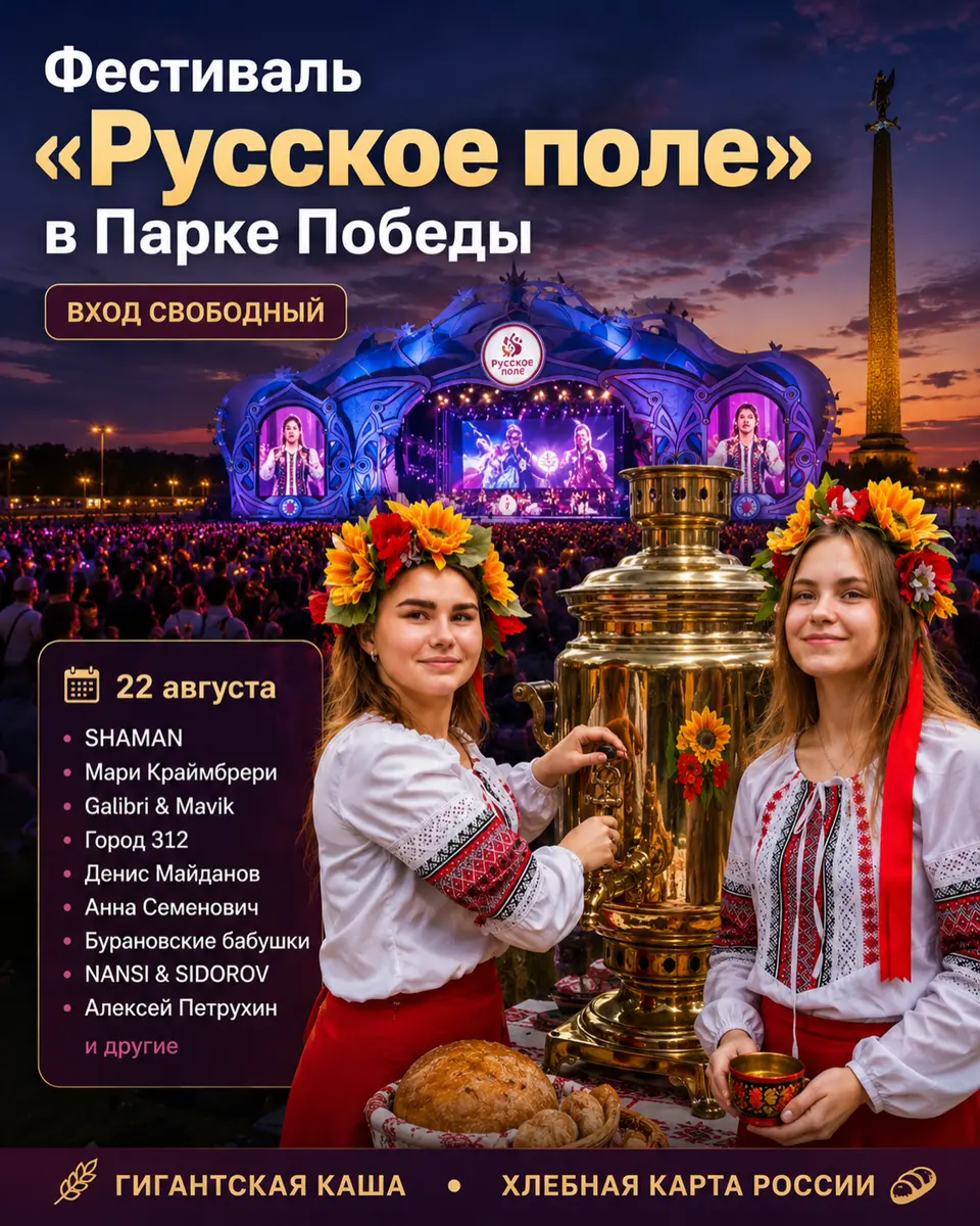 Фестиваль «Русское поле» в Парке Победы, изображение 1
