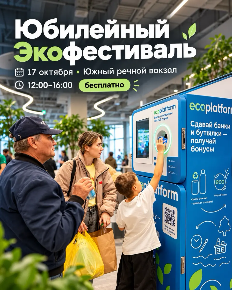 Юбилейный Экофестиваль на Южном речном вокзале, изображение 1