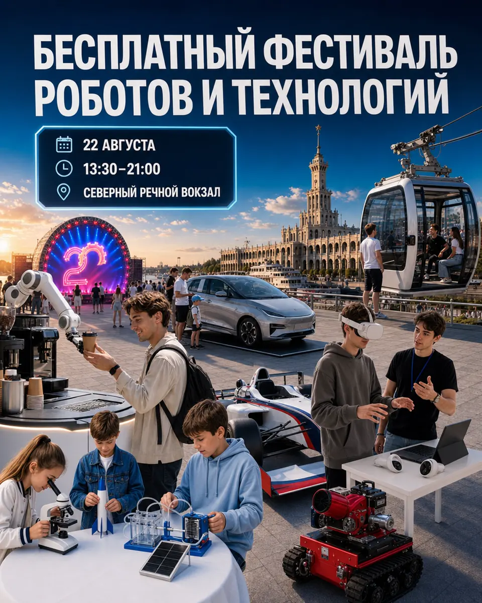 Фестиваль технологий «ТехноФест» на Северном речном вокзале, изображение 1